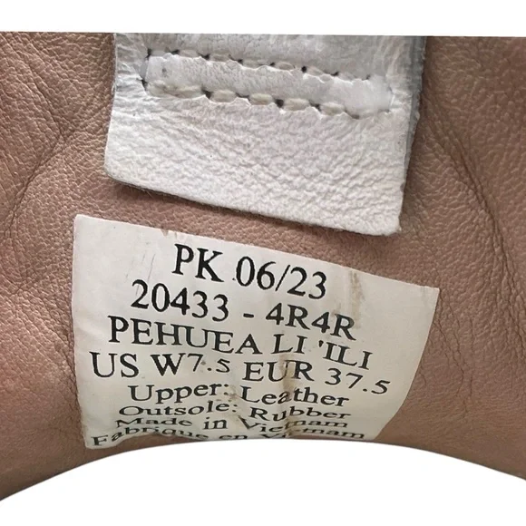 Olukai Pehuea White Leather Women’s Shoes size‎ 7.5 - Picture 6 of 11